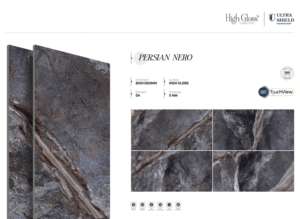 Carreaux de porcelaine haute brillance de qualité supérieure 800x1600 1200x1800 750x1500mm, conçus pour les intérieurs contemporains avec une réflexion lumineuse - Product Image 3