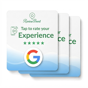 Carte NFC PVC personnalisée OEM ODM pour avis Google, carte de visite sans contact avec code QR, solution de marketing pour entreprises - Product Image 1