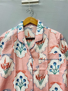 Conjunto de Pijama Floral de Algodón para Mujer, Talla Grande, Ropa de Dormir, Conjunto de Pijama para Damas de Honor - Product Image 6