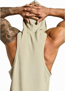 Hoodies de sport décontractés sans manches respirants et à séchage rapide pour hommes, service OEM fabriqué par oneapex - Product Image 5