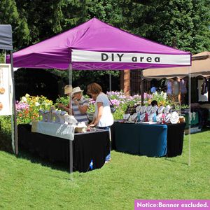 Gazebo Pieghevole EZ Pop-up 10X10ft Viola e Pergola - Product Image 6