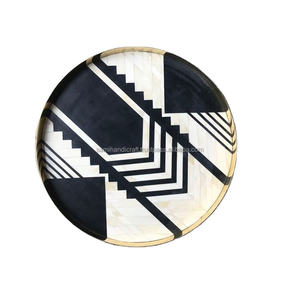 ถาดเสิร์ฟอาหารตกแต่งกระดูกไม้ดีไซน์ซับซ้อนถาดเสิร์ฟอาหารสำหรับใช้ในบ้านดีไซน์แบบกำหนดเองได้ - Product Image 1