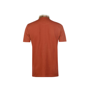 Polo tricoté décontracté pour homme, coupe droite, manches courtes, couleur unie, boutonnage frontal, personnalisable OEM, disponible à la vente en ligne - Collection 2026 - Product Image 6