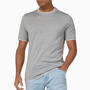 T-shirt pour homme 100% coton 200 g/m², coupe classique, avec logo de marque personnalisé sur le devant, col rond, manches courtes, séchage rapide et respirant - Product Image 4