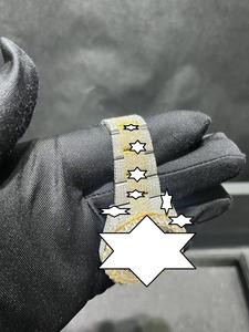 Reloj ZAWO Unisex de Acero Inoxidable, Analógico, con Incrustaciones de Moissanita, Estilo Hip Hop, Deportivo, de Negocios, con Movimiento Mecánico Antiguo - Product Image 6