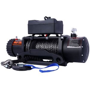 13000 lb. Treuil électrique à capacité de charge élevée, 12V DC, télécommande sans fil pour remorquage de camions tout-terrain - Product Image 5