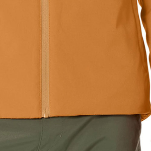 Veste coupe-vent unisexe à capuche slim en toile, motif patchwork, style urbain, coque avant en nylon/acrylique, pour l'hiver - Product Image 2