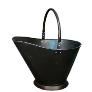 Ensemble d'accessoires pour foyer de style européen moderne, en fer métallique finition noir mat, écologique, fait main, de haute qualité, avec seau à charbon - Product Image 2