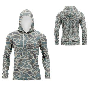 Sweat à capuche de pêche pour homme à manches longues, résistant aux UV, respirant, personnalisable pour équipe, idéal pour la course et la pêche - Product Image 1