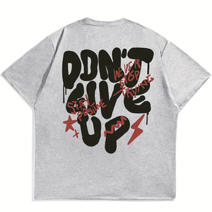 Camisetas Extra Grandes Personalizadas para Hombre, 100% Algodón, Lisas, al por Mayor, con Impresión Digital de Logotipo, de Alta Calidad - Product Image 1