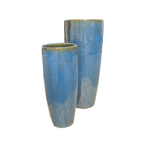 Fournisseur de matériel de jardinage, pots en céramique émaillée écologiques pour la décoration de jardin et de maison, avec impression de logo gratuite - Product Image 2