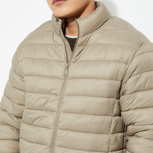 OEM Custom Men Plus Size <b>Winter</b> Quilted <b>Jacket</b> <b>Waterproof</b> Windbreaker Zipper Hoodie Embroidered Casual Snow Wear puffer hiking - Product Image 5