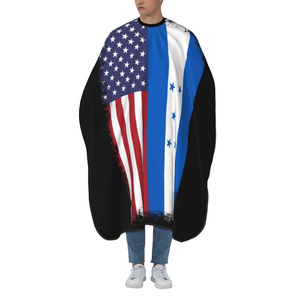 Personalized <b>Barber</b> Sublimated <b>Cape</b> Custom Typography Graphic Patterns Breathable Nylon/Polyester for Hair Cutting Salons <b>Barber</b> - Product Image 2