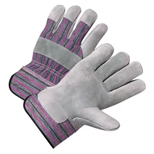 Gants de travail en cuir de vachette pleine fleur de qualité supérieure pour monteurs canadiens, certifiés CE, antistatiques et de sécurité - Product Image 6