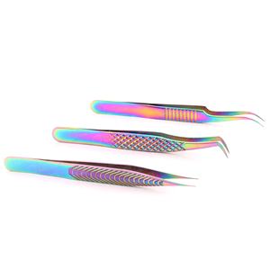 Meilleures ventes de pinces à cils multicolores élégantes conçues pour isoler et appliquer les cils en stock! - Product Image 1