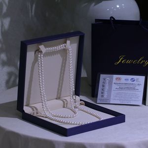 Collier de perles d'eau douce de Zhuji 2025, petites perles de riz, presque parfaitement rondes, 4 mm, avec de minuscules défauts, S925 - Product Image 4