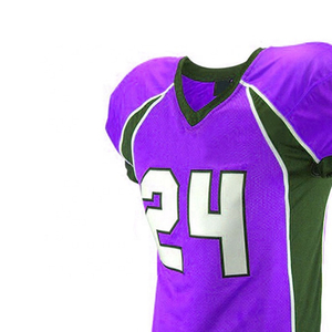 Nouvelle Collection 2026 : Maillot de Football Américain Respirant de Haute Qualité, Anti-Bactérien, Séchage Rapide, Service OEM/ODM, Nom d'Équipe Personnalisé - Product Image 5