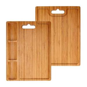 Planche à découper en bois d'acacia avec poignée, forme rectangulaire, pour servir et utiliser en cuisine, avec motif en bois de cerf - Product Image 2