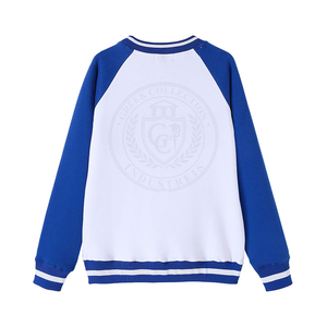 Sorority <b>White</b> Zeta Knitted Embroidered ZPB Letter GREEK COLLECTION IND 100% Cotton Fleece Crewneck Pullover <b>Sweatshirt</b>-Winter - Product Image 2