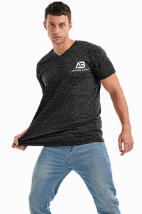 Camiseta de Manga Corta Casual para Hombre, Marca AMY, 100% Algodón, Corte Regular, Lisa, con Logotipo Personalizado al por Mayor - Product Image 5