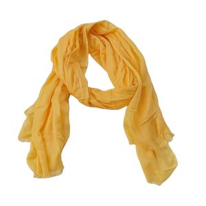 Haute qualité Modal coton à la mode couleur unie teint femmes écharpes Logo personnalisé doux élégant tissu en gros haut-Stuff - Product Image 1