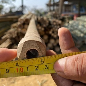 Poteau de support en bambou naturel 150 cm pour la construction, poteau en bambou de haute qualité du Vietnam - Product Image 6