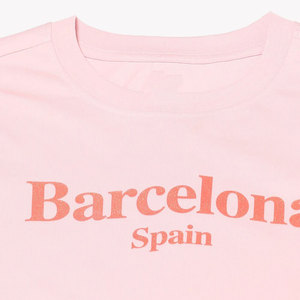Camiseta de Mujer con Estampado de España 2026, Corte Regular, Manga Corta, Cuello Redondo, Algodón Jersey, Informal, para Primavera/Verano - Product Image 6