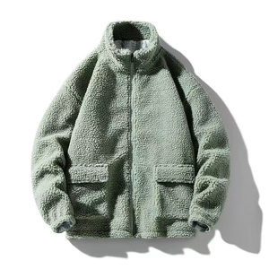 New Design <b>Sherpa</b> <b>Fleece</b> <b>Men's</b> <b>Jackets</b> Lightweight <b>Man</b> <b>Jackets</b> Knitted <b>Sherpa</b> <b>Fleece</b> <b>Jacket</b> - Product Image 3
