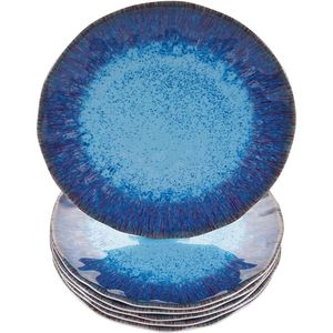 Printed <b>Melamine</b> <b>Dinner</b> Plates Modern Tableware for Stylish Dining - Product Image 1