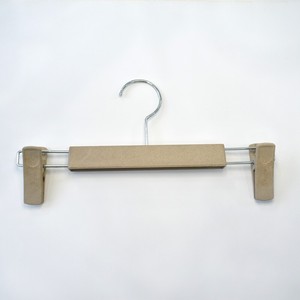 Eco-Friendly Solid Rice Husk Hanger Non-Slip Seamless with Clip use for Clothing Store <b>Plastic</b> Home Camping <b>Pants</b> Hangers - Product Image 2