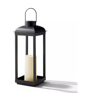 Candelabro de Hierro y Vidrio Estilo Europeo, Portavelas Metálico Resistente al Viento, Decoración Navideña para el Hogar, Venta Caliente, Otros Accesorios para Velas - Product Image 1