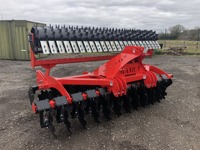 Arado de Discos de Alta Calidad con Motor Diésel de 3 Filas Montado en Tractor, Bomba de Motor para Labranza Profunda y Aflojamiento del Suelo