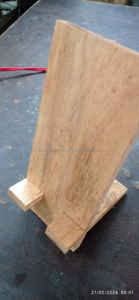 Support de téléphone portable en bois Support portable en bois, support de téléphone portable en bois de bambou naturel - Product Image 2