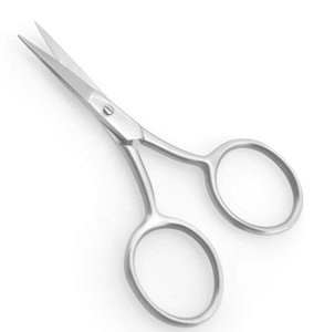 กรรไกรตัดเล็บเคลือบสีเทาแบบแม่นยำ ใบมีดสแตนเลส ดีไซน์ตรงและโค้งเพื่อการทำเล็บมือและเล็บเท้าอย่างสมบูรณ์แบบ - Product Image 4