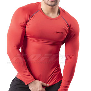 เสื้อคอมเพรสชั่นผู้ชาย Power Fit น้ำหนักเบา สำหรับออกกำลังกาย ฟิตเนส แห้งเร็ว เสื้อผ้าสำหรับใส่ทุกวัน เสื้อคอมเพรสชั่นผู้ชาย - Product Image 4