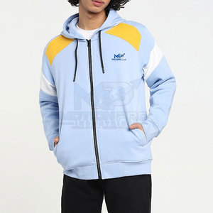 เสื้อฮู้ดซิปผ้าฟลีซคอตตอน 100% คุณภาพพรีเมียม สั่งทำได้ ระบายอากาศดี คอลเลคชั่นฤดูหนาว ขายส่ง MOQ ต่ำ - Product Image 4