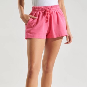 Shorts de course pour femmes en molleton polyester/coton respirant, personnalisables, de haute qualité, séchage rapide, écologiques, pour l'été et les loisirs - Product Image 4