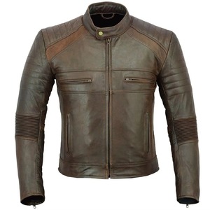 Vestes en cuir pour hommes de marque privée, prix bas, nouvelle mode, matériaux frais, style haut de gamme, vestes en cuir de haute qualité - Product Image 1
