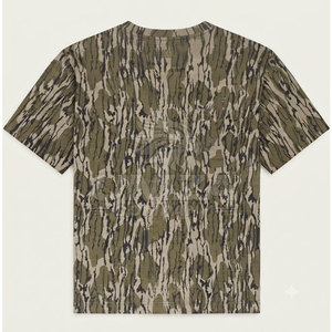 T-shirt de chasse respirant à manches courtes pour homme adulte, idéal pour la pêche, la randonnée et le camping en extérieur - Product Image 2