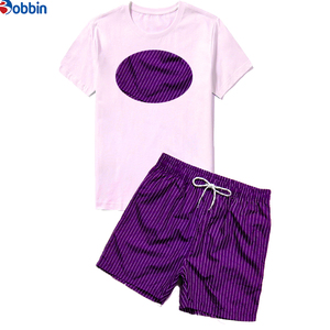 Comfortable and Breathable Unisex Outfit Polyester Shorts <b>Set</b> New Summer Collection Customized Trade Men's Plus Size Jogger <b>Set</b> - Product Image 2