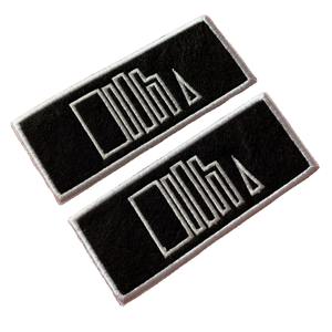 Patchs en tissu brodés 3D personnalisés, très demandés, pour chapeaux, textiles de maison, sacs - Formes triangulaires, florales, rectangulaires, en forme de cœur, rondes - Product Image 6