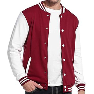 Chaqueta Varsity Personalizada con Logotipo Bordado, Chaqueta de Béisbol de Cuero y Lana de Alta Calidad - Product Image 3