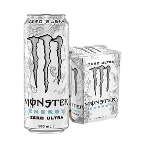 Monster Energy Ultra White 500ml Latas Sin Calorías - Paquetes a Granel para Máquinas Expendedoras y Gasolineras - Product Image 6