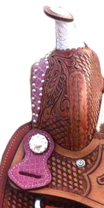 Silla de montar western de cuero de primera calidad, nuevo diseño, hecha a mano y grabada a mano para equitación, de SureMed Instruments - Product Image 2