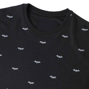 เสื้อสเวตเชิ้ตคอกลมพิมพ์ลายสีดำสำหรับผู้ชาย ทรงปกติ ผ้าถัก สวมใส่สบายๆ สำหรับฤดูใบไม้ร่วง - Product Image 6