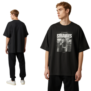 Camiseta Gráfica Vintage Oversize de Algodón Pesado 320g con Cuello Redondo y Manga Corta Casual para Hombre CAUSTIC INTERNATIONAL - Product Image 2