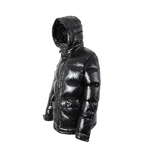 Chaqueta de Plumón para Hombre, Transpirable, Resistente al Viento, para Exteriores, con Logotipo Personalizado, Cuello Alto, Acolchada, para Invierno - Product Image 3