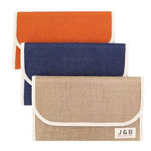 Bolsa de Yute Natural para Archivos con Asa Resistente y Cierre de Cremallera para Almacenamiento de Documentos de Oficina - Product Image 1