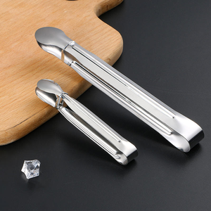 Pince de service en acier inoxydable, ustensile de cuisine en métal pour apéritifs, thé, café, desserts et glaces - Product Image 3