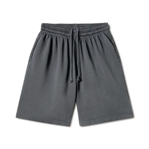 Shorts d'été en molleton 280 g/m² pour hommes, vierges, personnalisables avec logo, respirants, décontractés, style streetwear, pour usine OEM B2B - Product Image 1